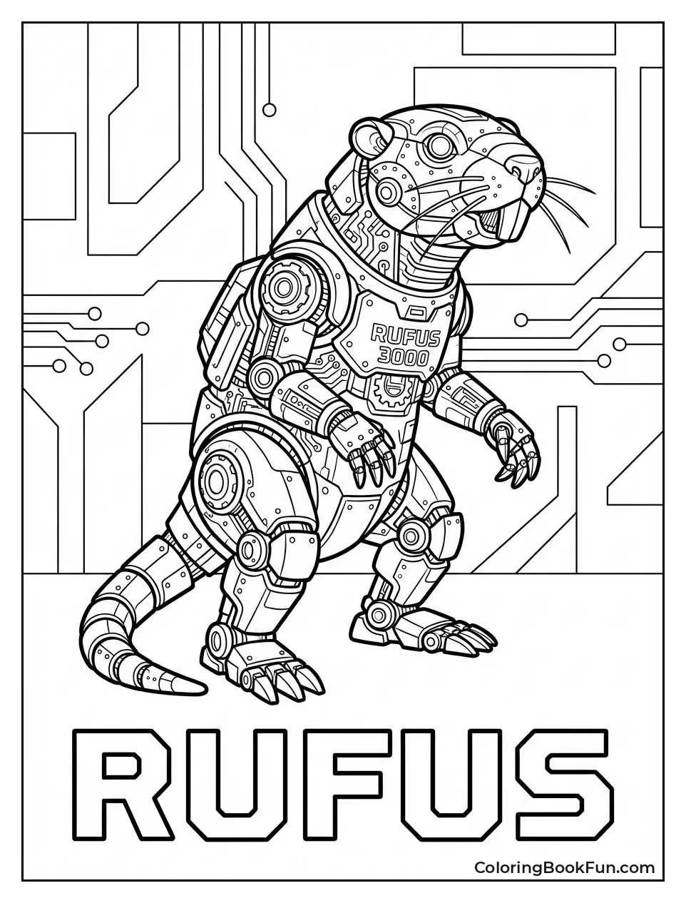 Robot Rufus 3000 Glows