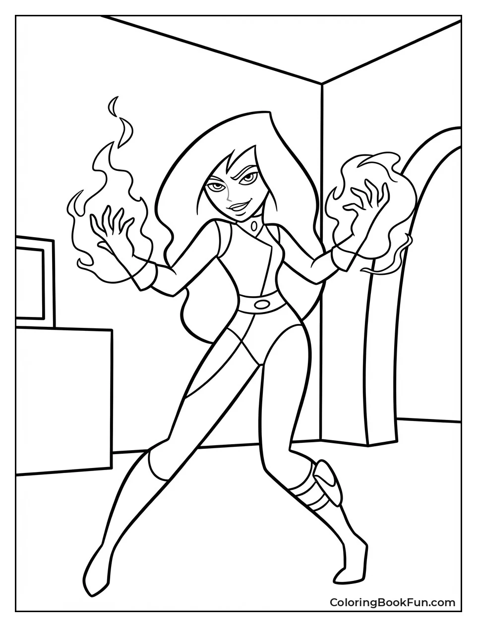 Shego Blasts Green Plasma