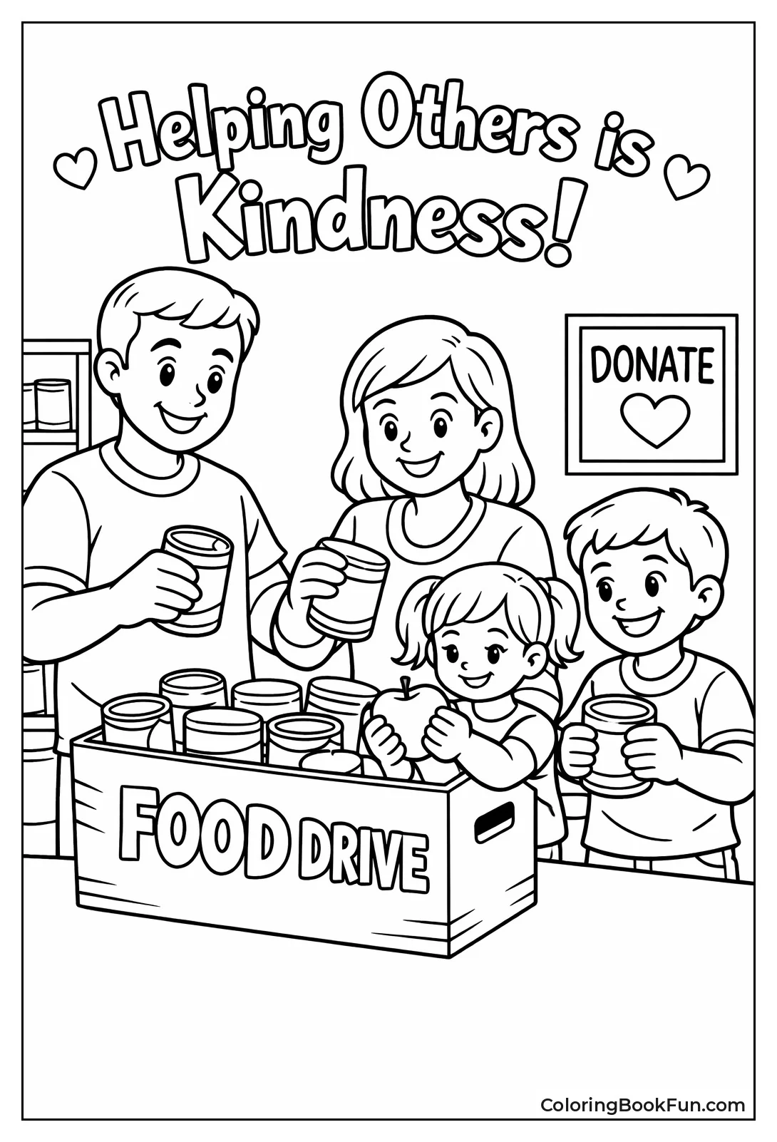 Donate Food Family