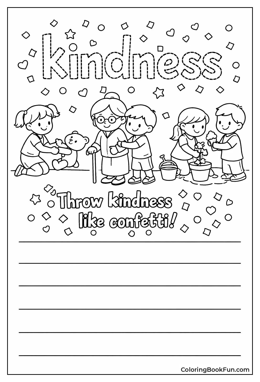 Kindness Handwriting Practice