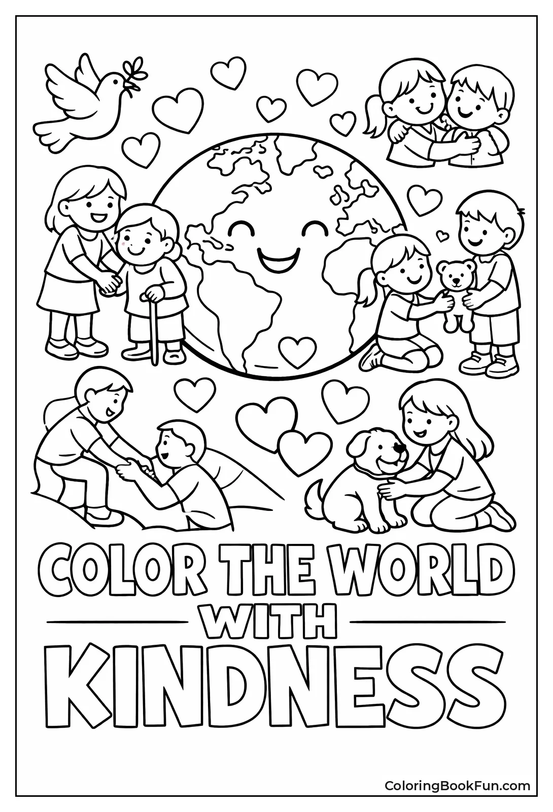 Kind World Coloring