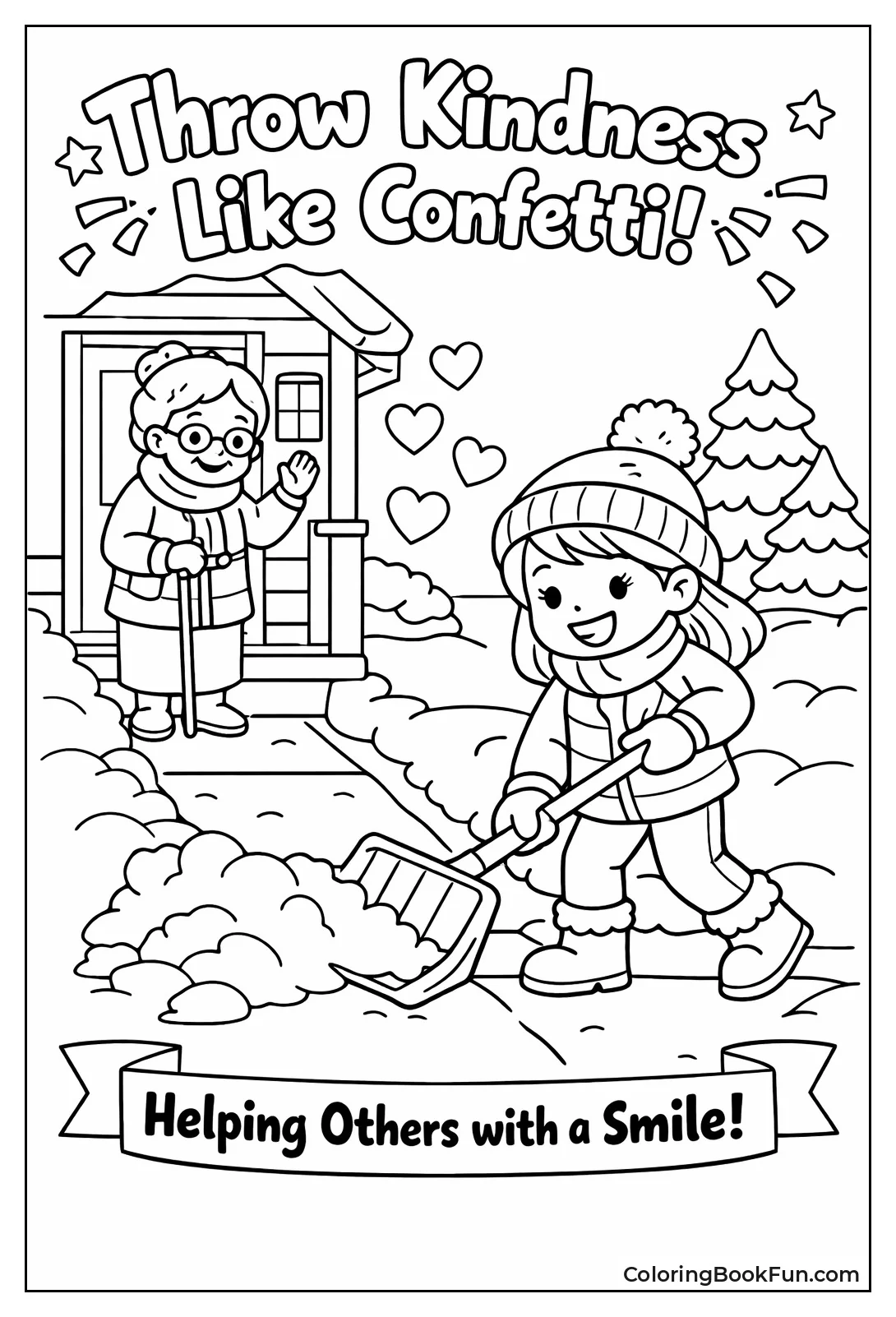 Shoveling Snow Neighbor