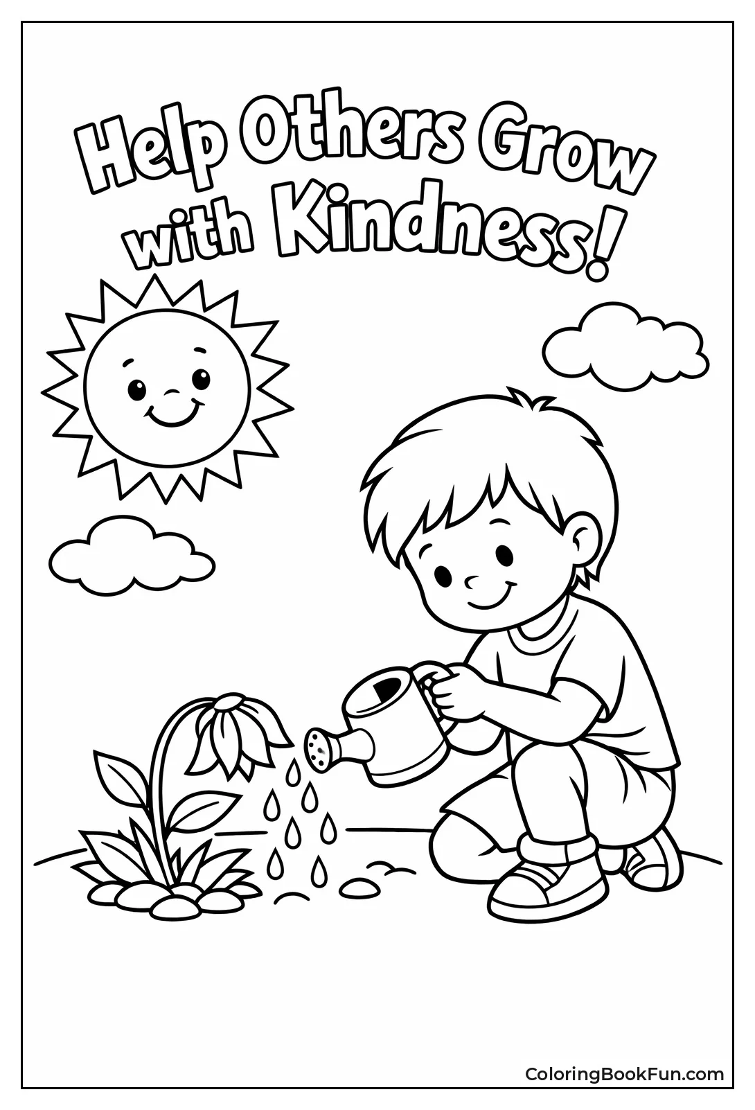 Watering the Flowers