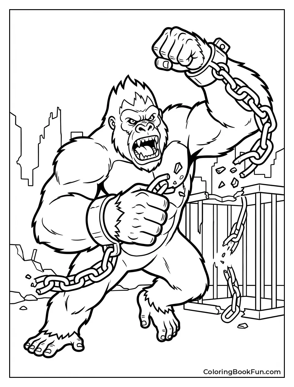 Kong Breaks Heavy Chains