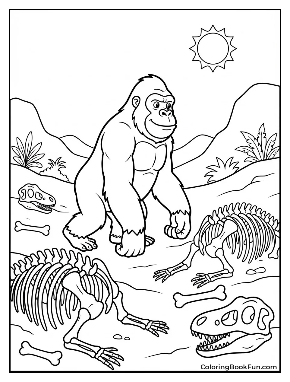 Kong Walks Bone Graveyard