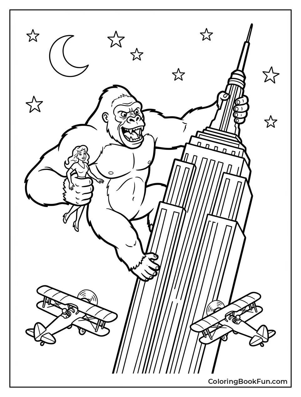Kong Climbs Empire State