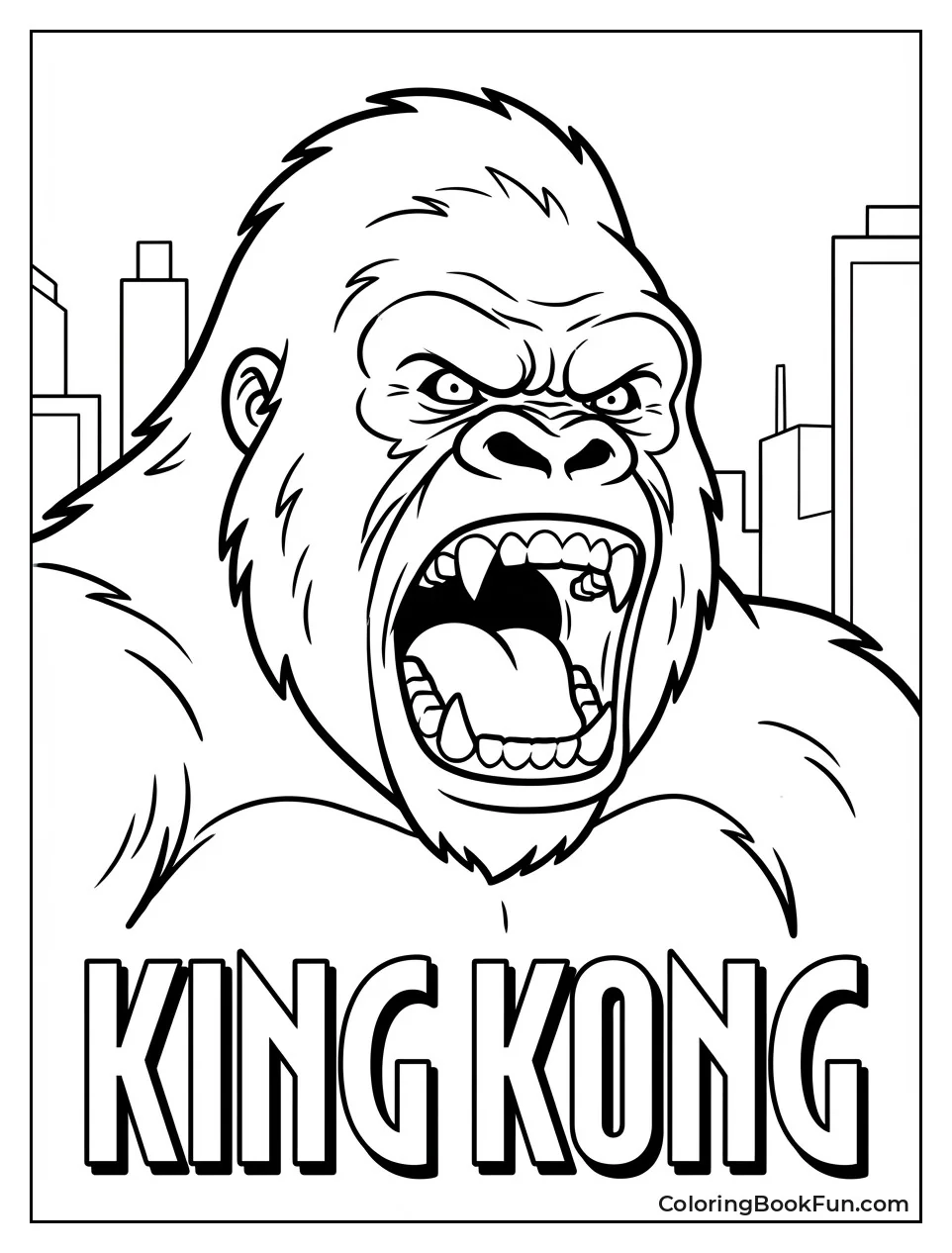 King Kong Roars Fiercely
