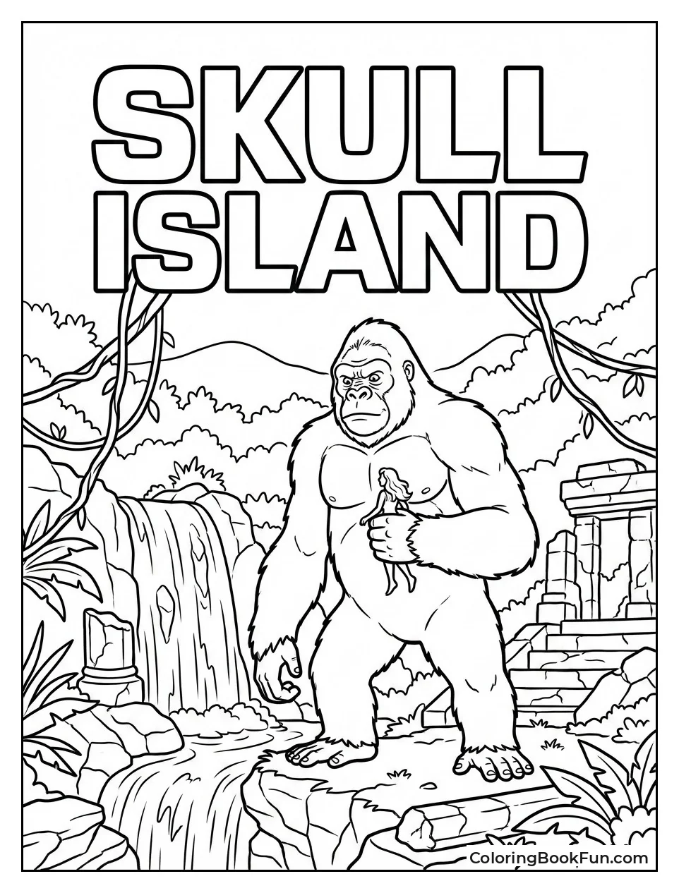 Lush Skull Island Jungle