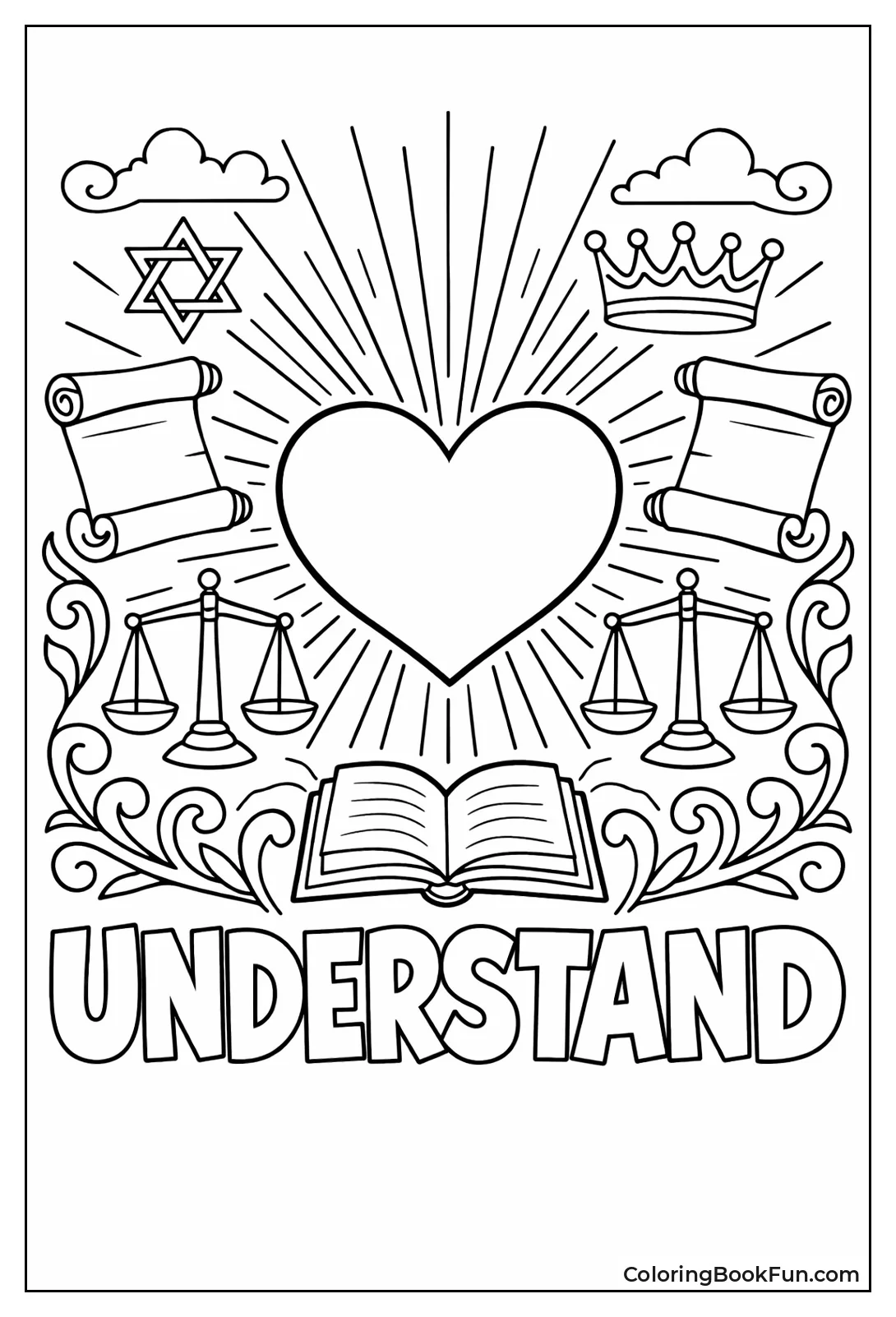 Heart Glows with Understanding