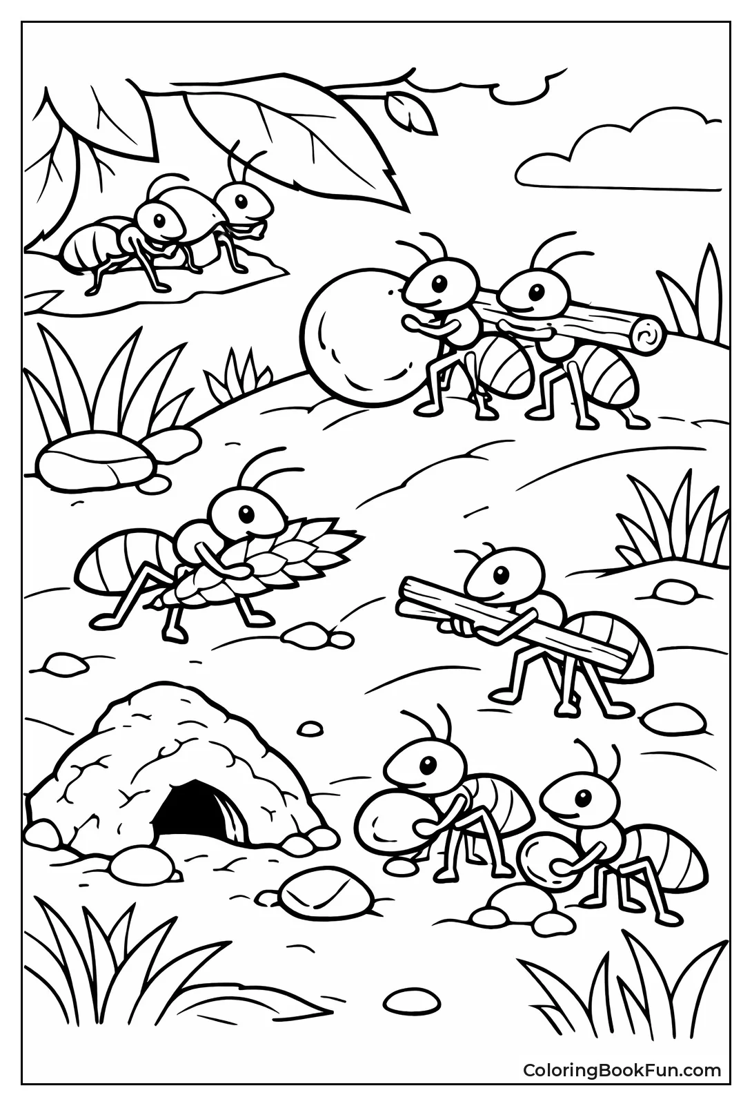 Busy Ants Teach Diligence