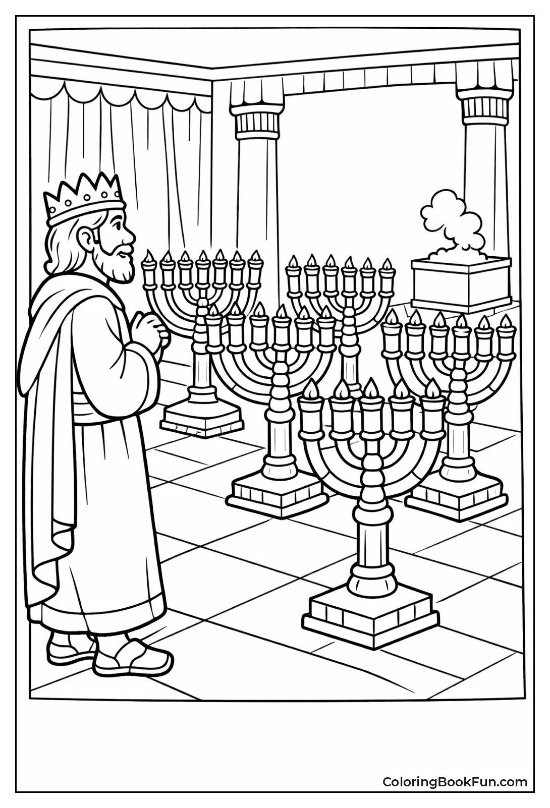 Golden Temple Menorah Lights