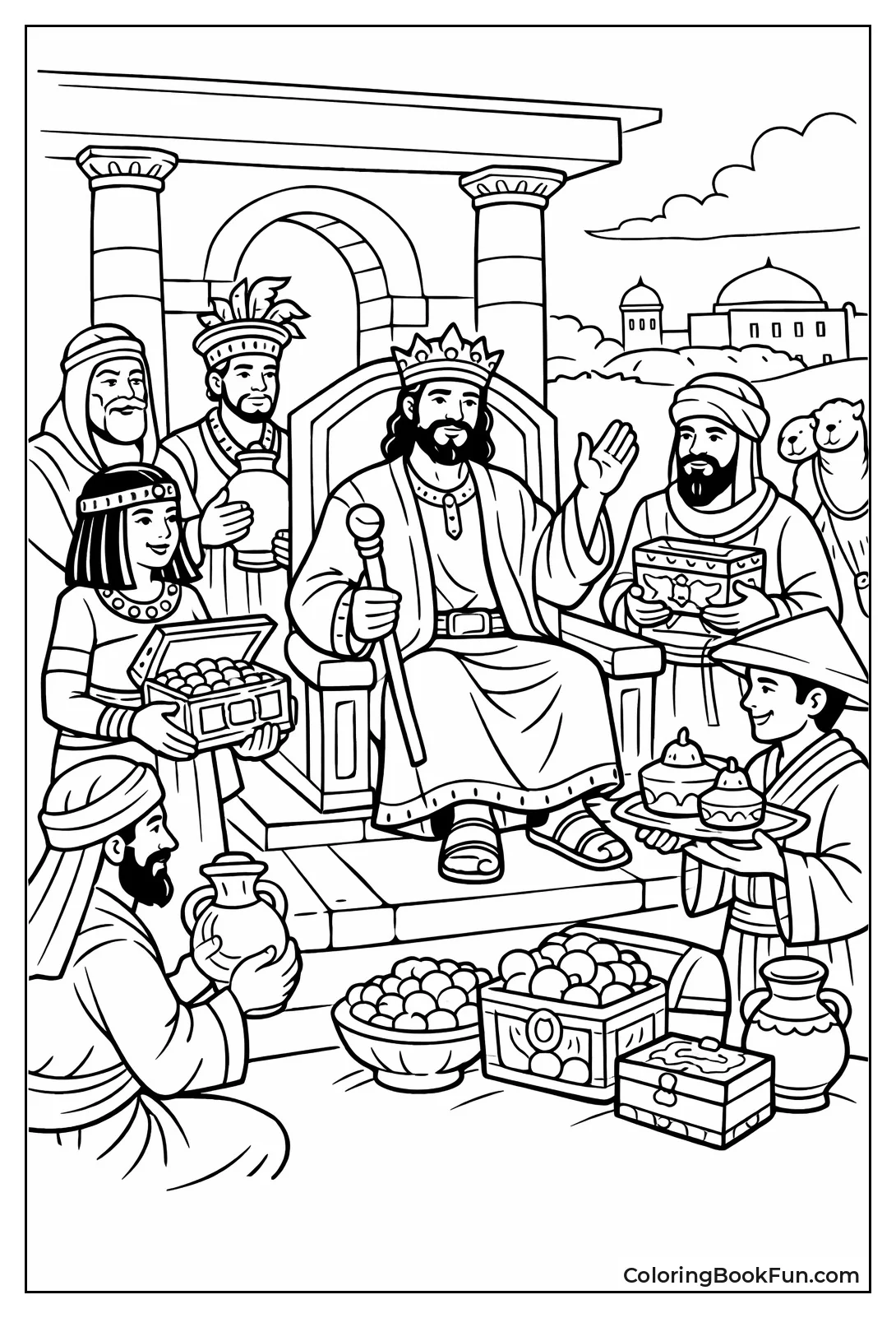 Kings Bring Gifts Tribute