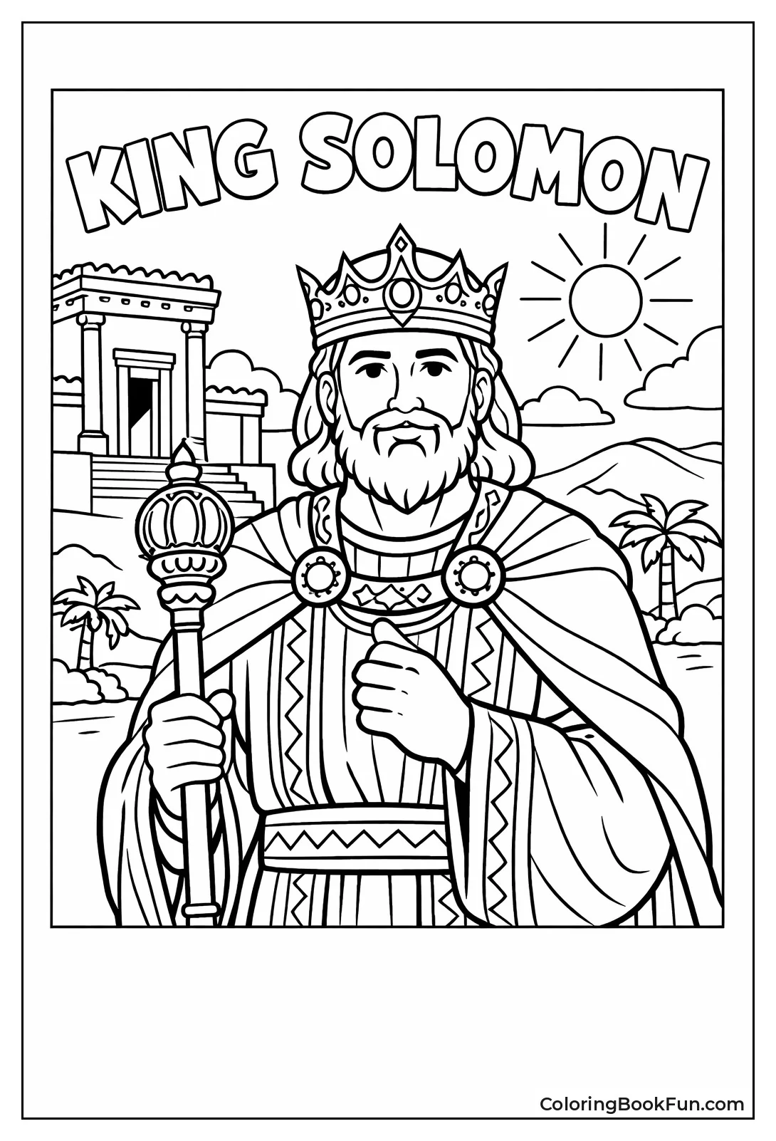 Majestic King Solomon Portrait