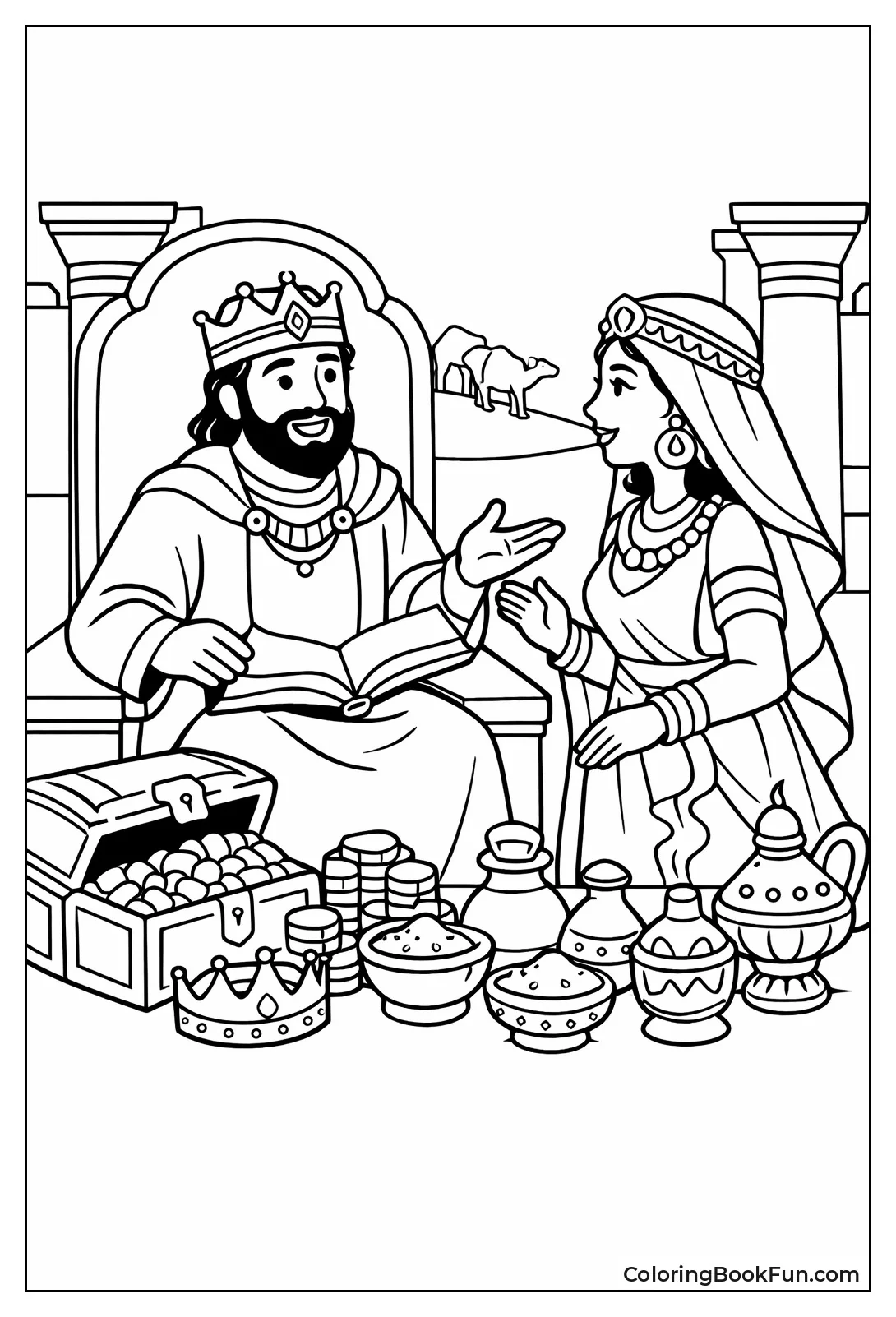 Solomon Meets Queen Sheba