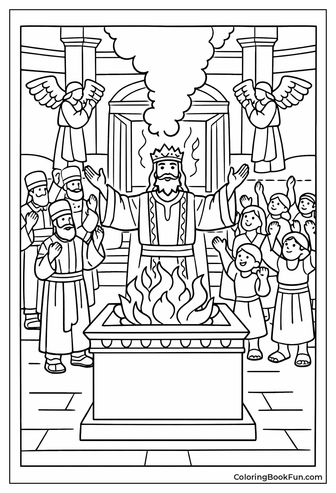 Solomon Dedicates Temple Prayer