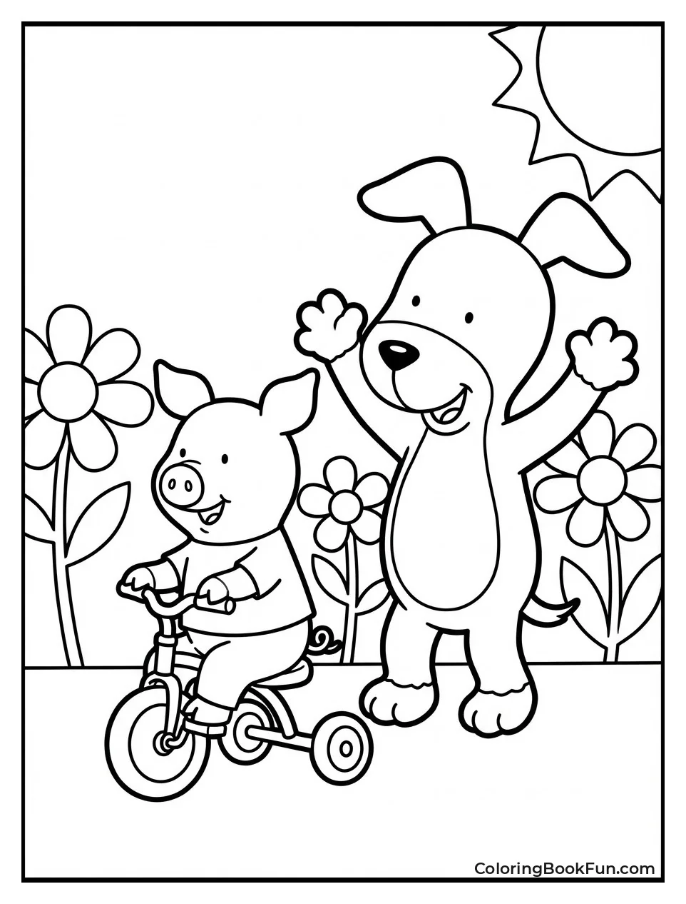 Arnold Pedals First Tricycle