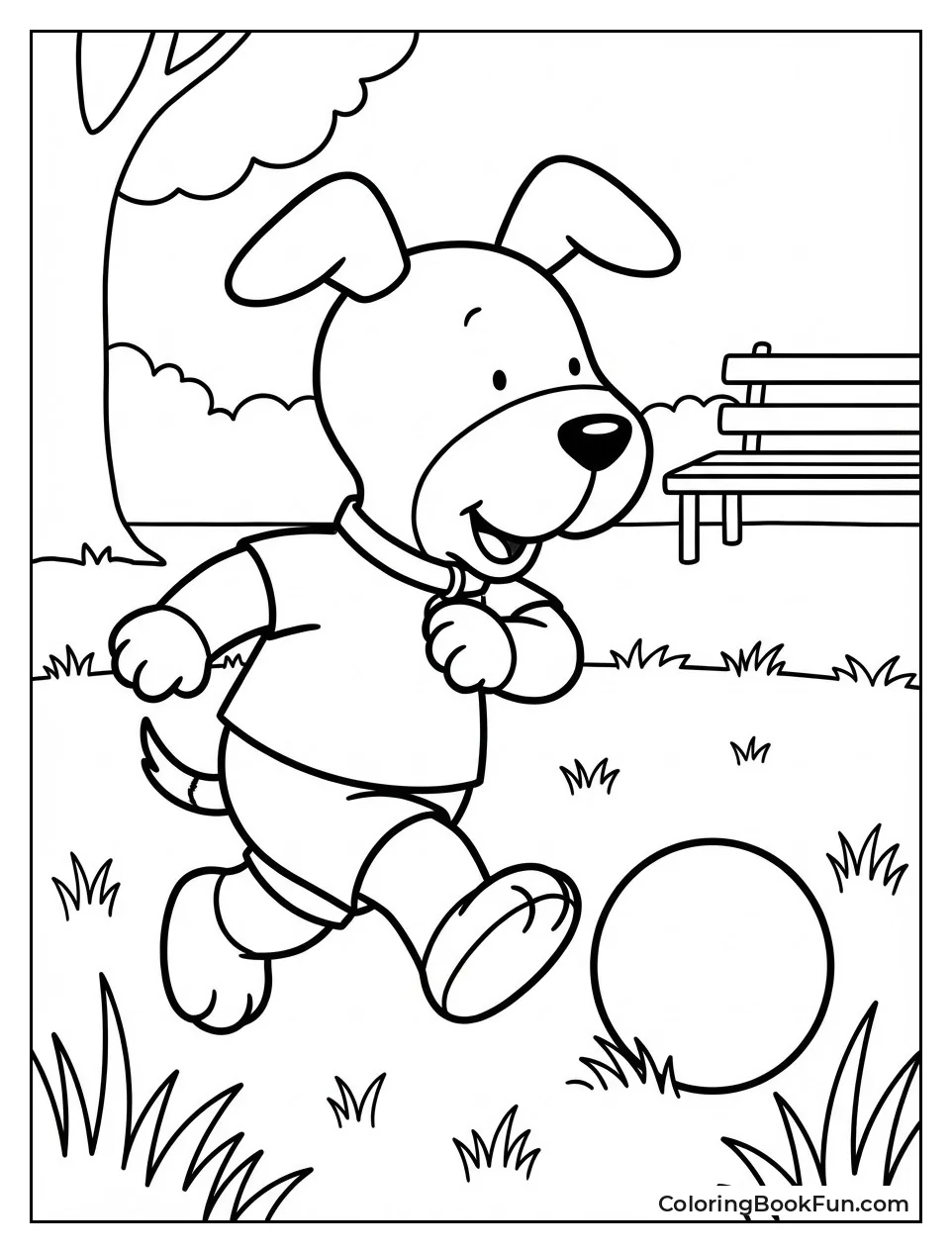 Kipper Kicks Blue Ball