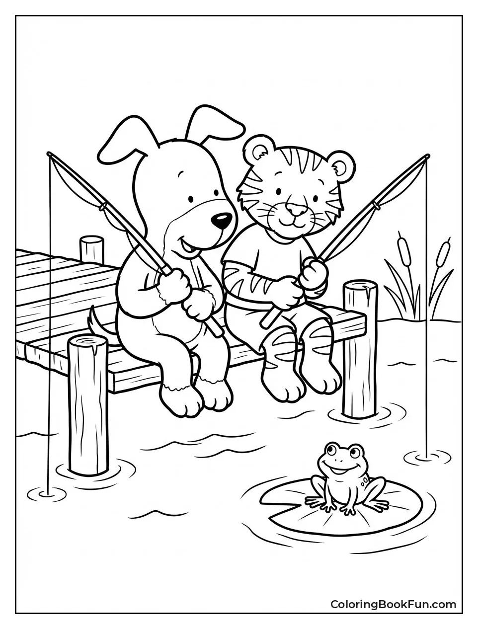 Kipper Fishes with Tiger