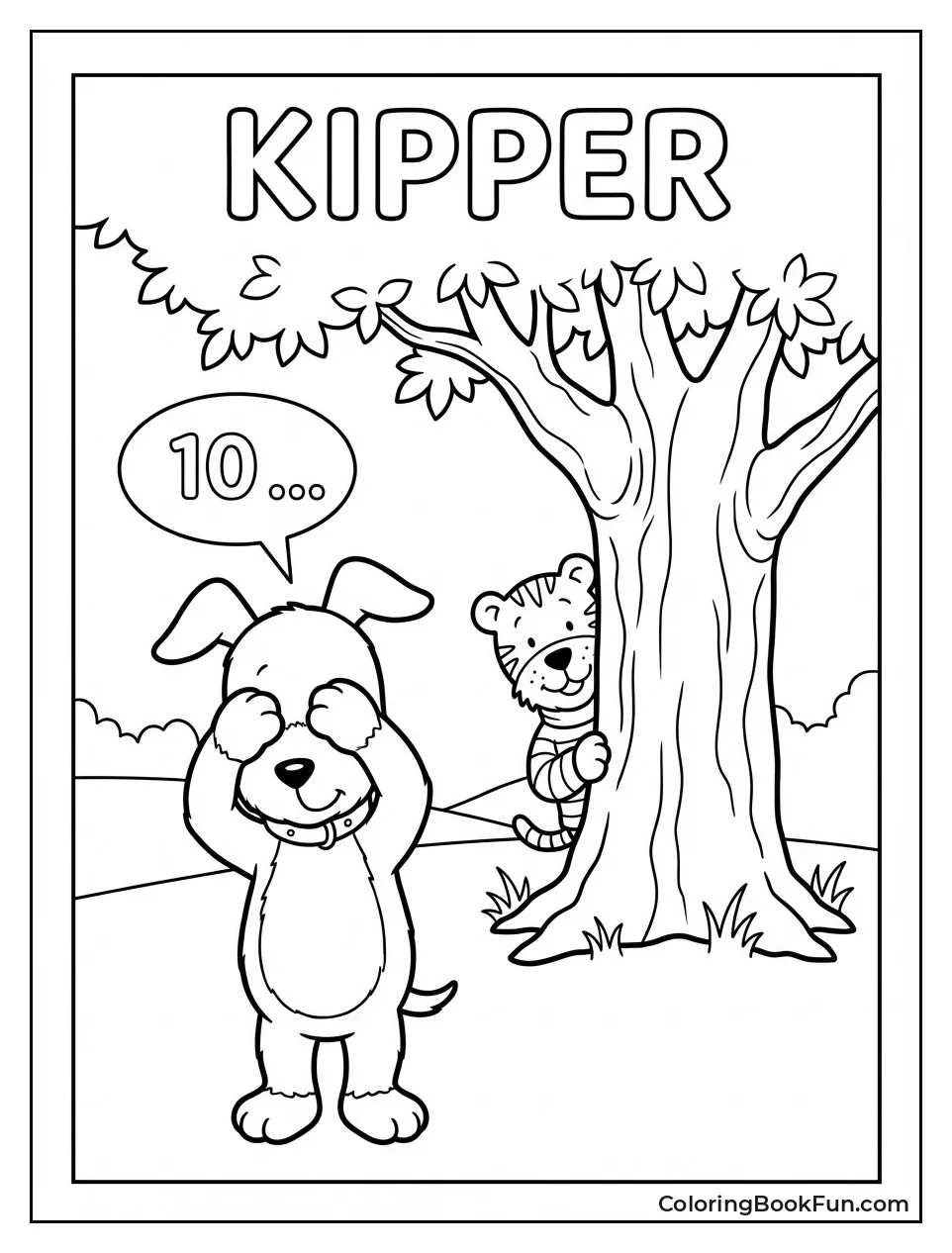 Kipper Counts for Hide-and-Seek