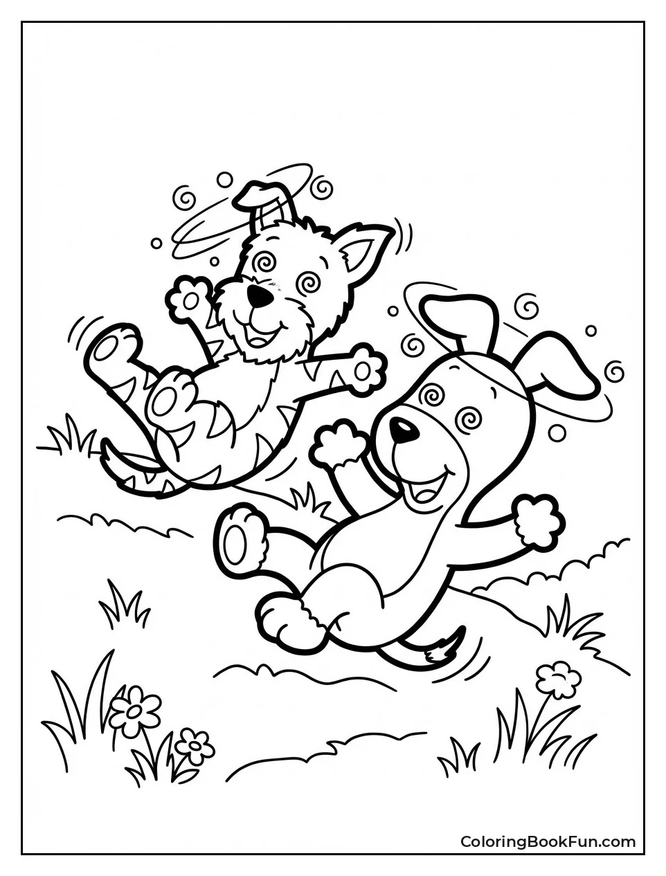 Friends Roll Down Hill