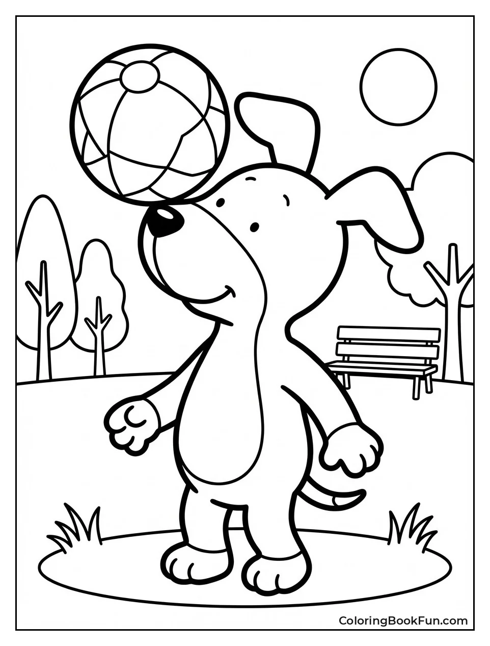 Kipper Balances Red Ball