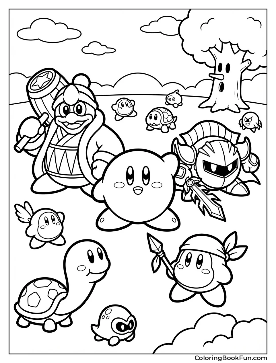 Kirby Gang Character Group