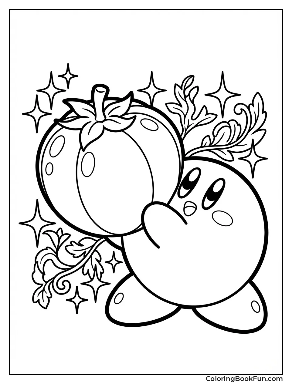 Kirby Holds Maxim Tomato