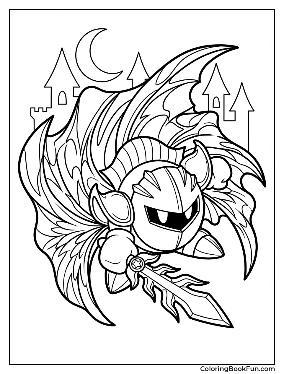 Mysterious Meta Knight Portrait