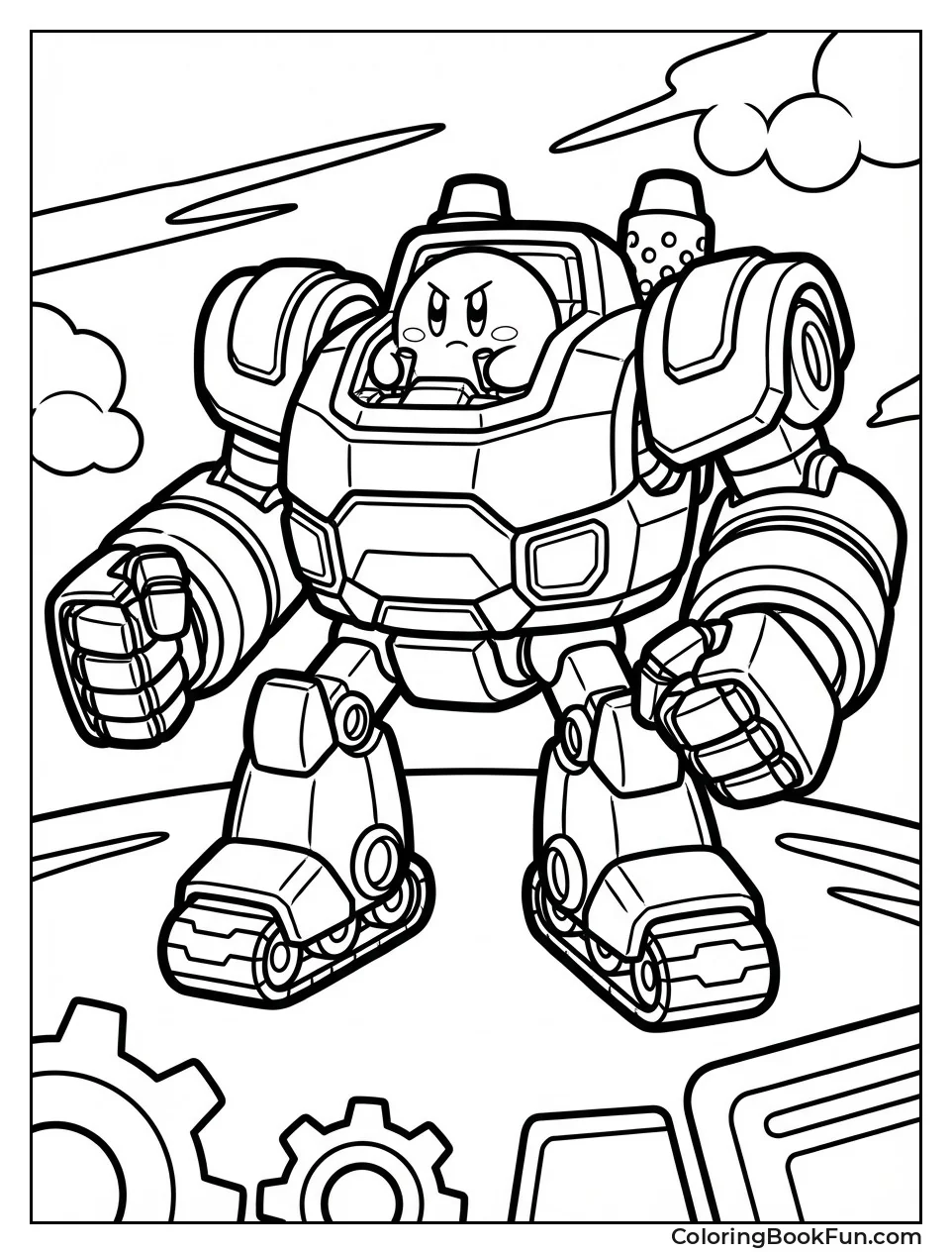 Kirby in Robobot Armor