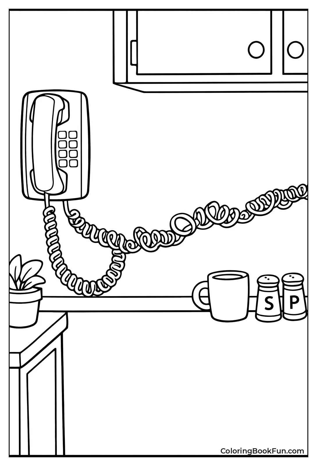 Kitchen Wall Phone Tangled