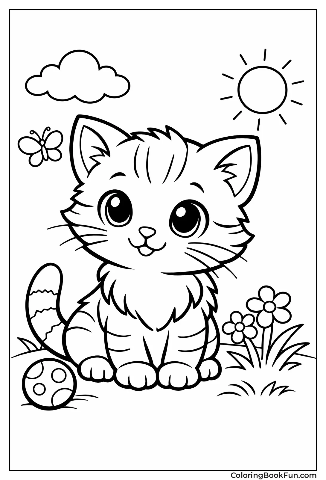 Kitten with Wonder Eyes