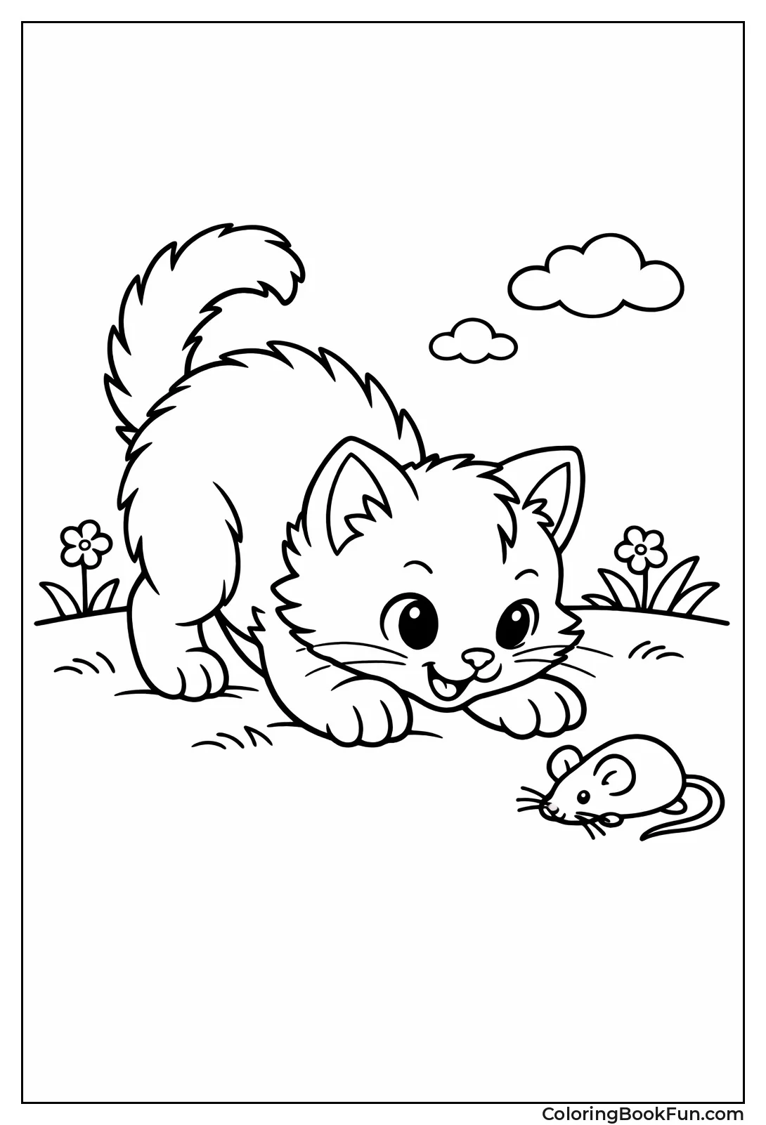 Kitten Hunting Toy Mouse