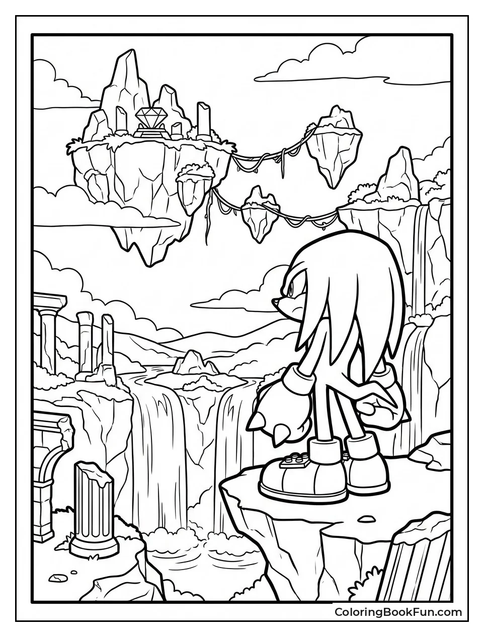 Knuckles Viewing Angel Island