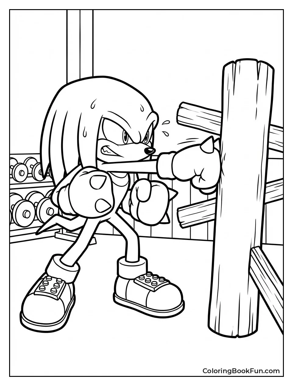 Knuckles Training on Dummy