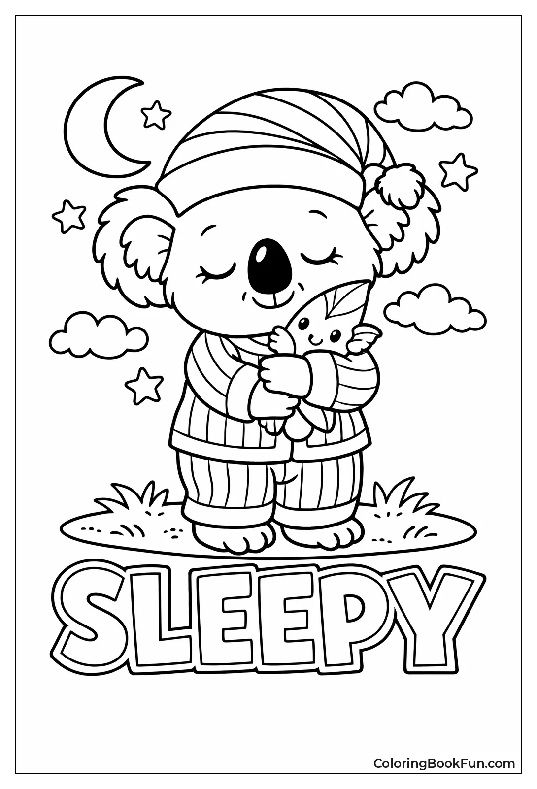 Koala in Pajamas Party