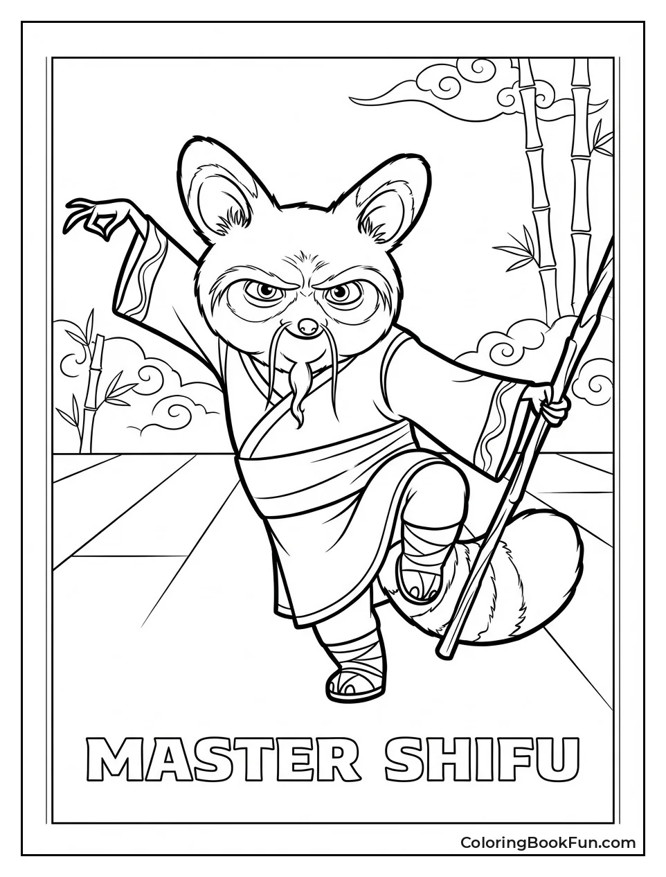 Shifu Shows Kung Fu