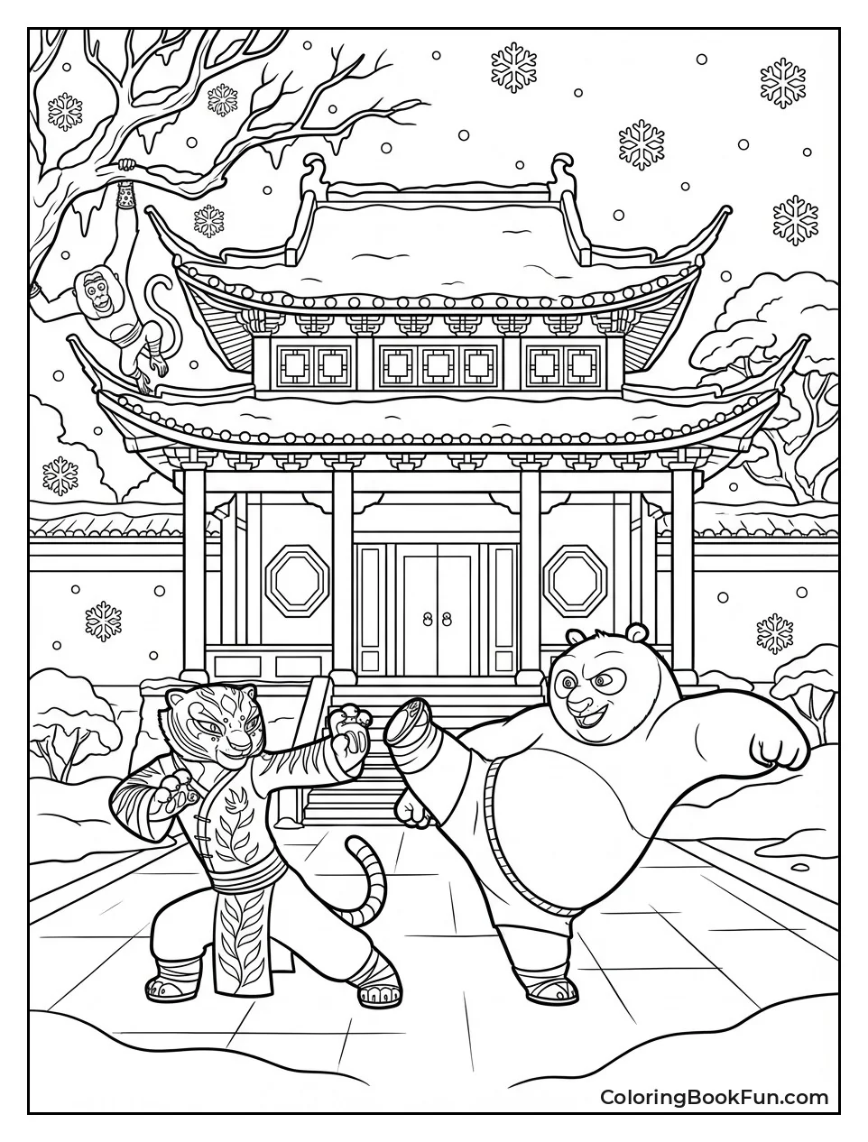 Snowy Palace Training Scene