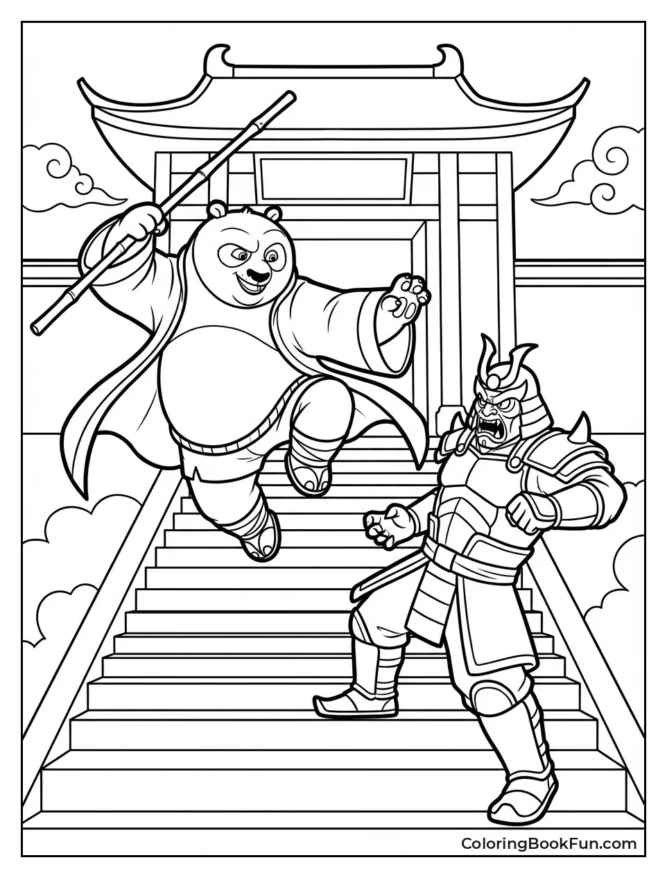 Stair Chase Epic Fight