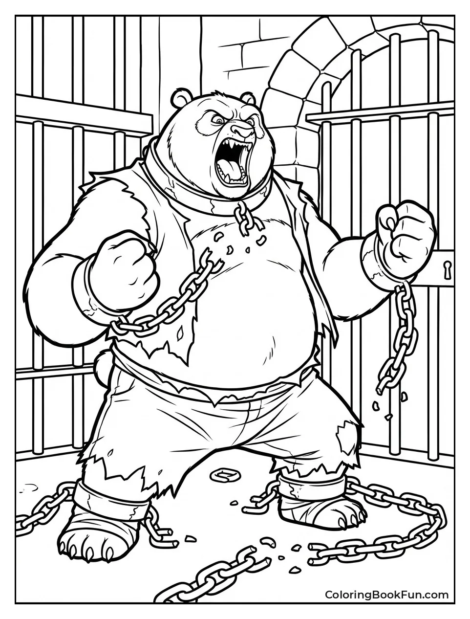 Tai Lung Breaks Chains