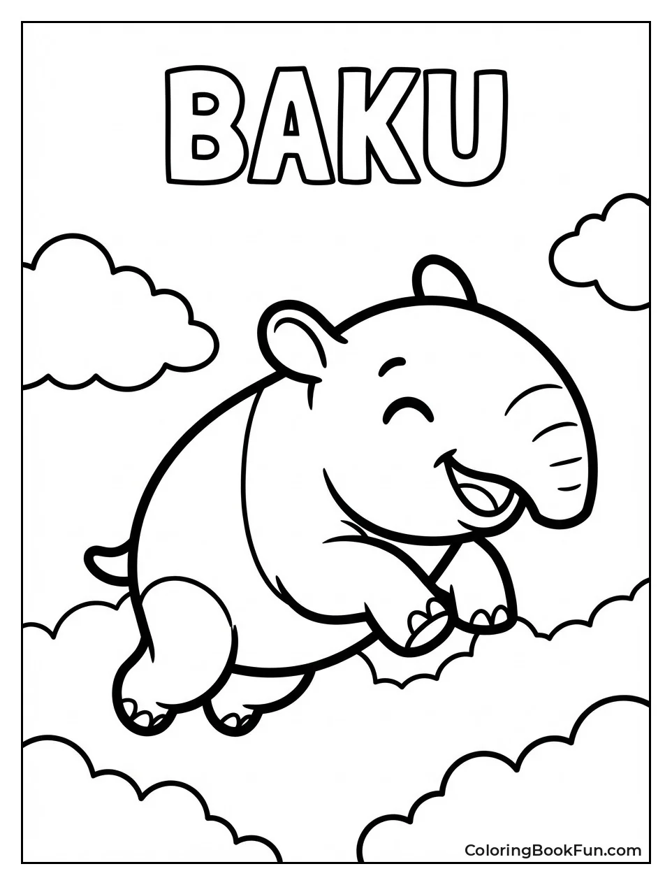 Baku Floats in Clouds