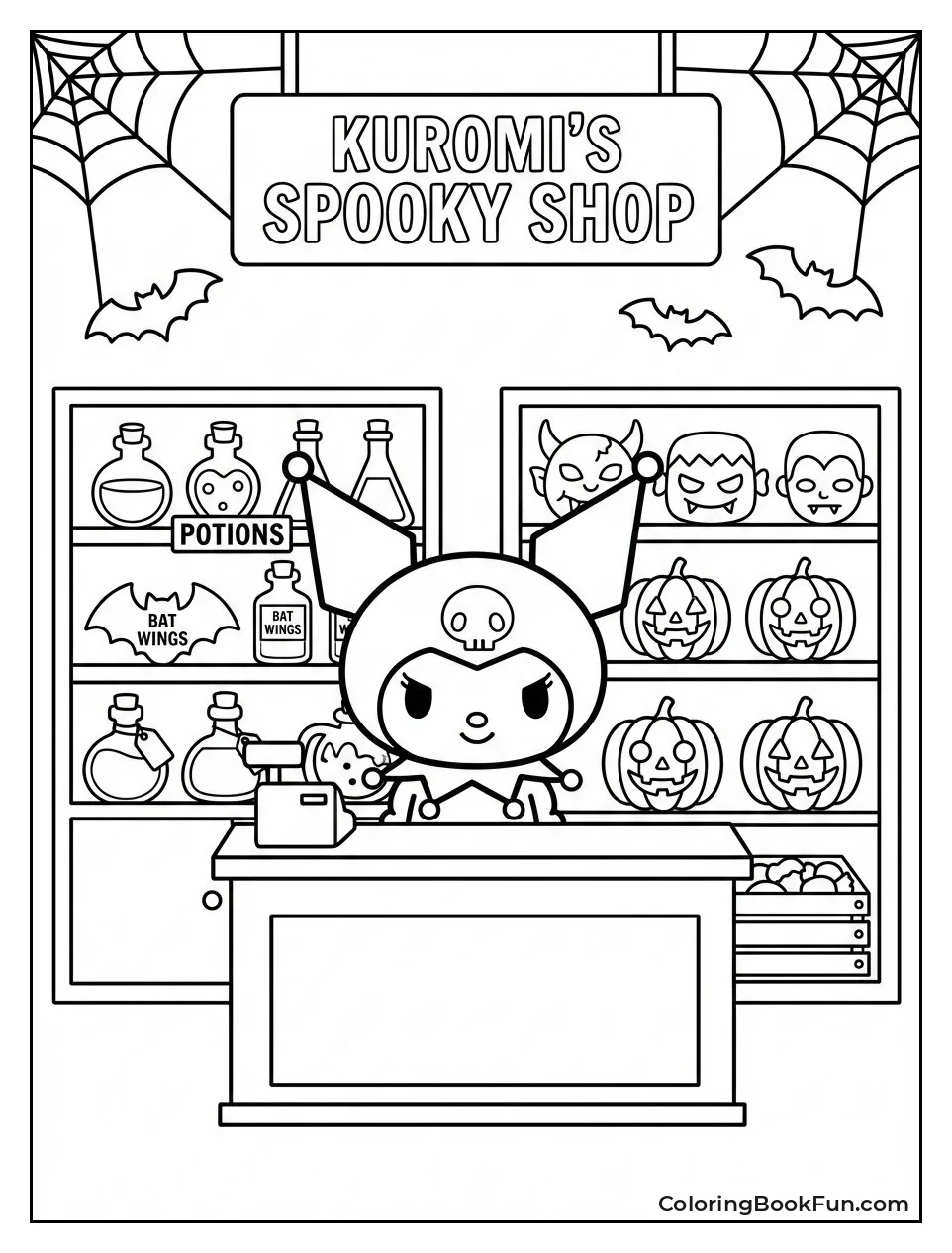 Kuromi Shop Sells Halloween