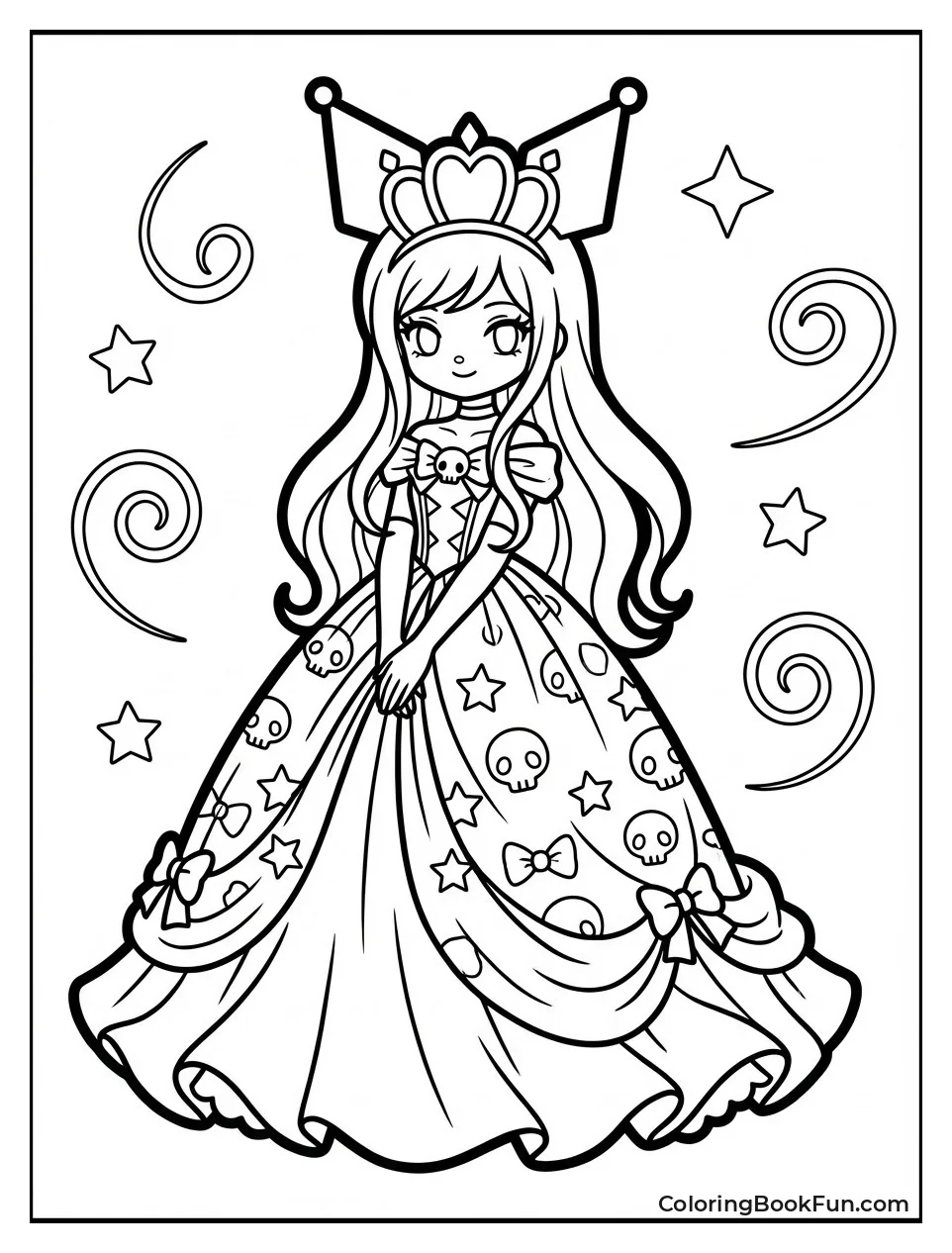 Kurumi Nui in Ballgown