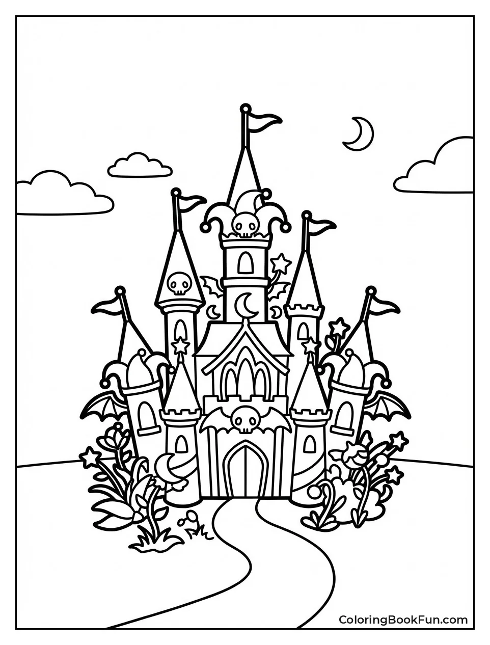 Mariland Castle with Towers