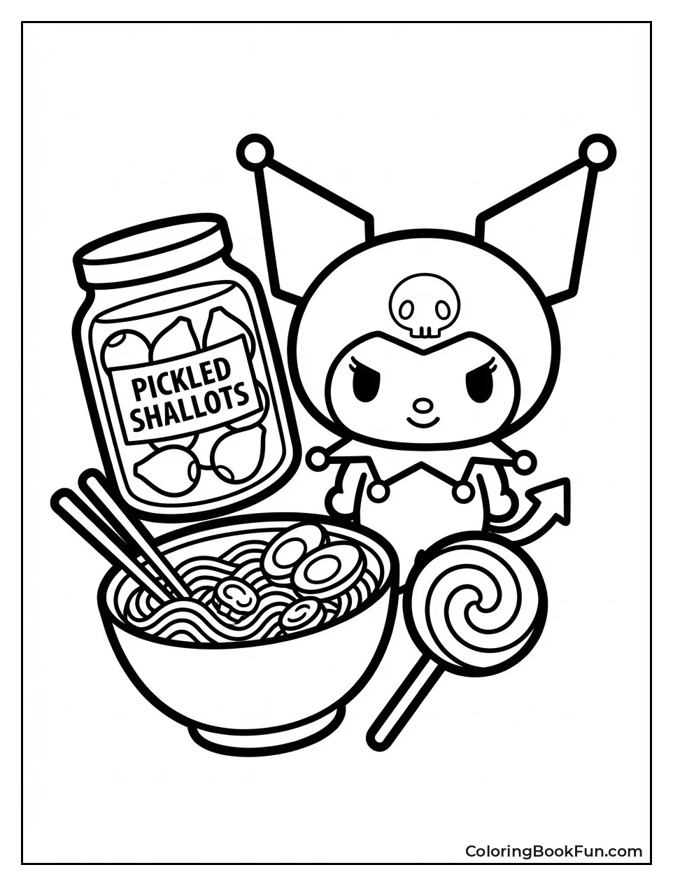 Kuromi Loves Pickled Snacks