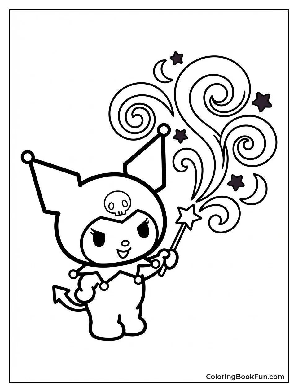 Kuromi Waves Magic Wand