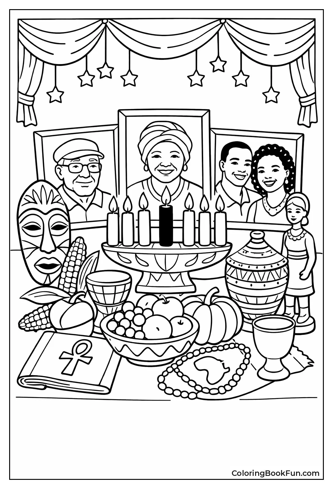 Ancestral Altar with Photos