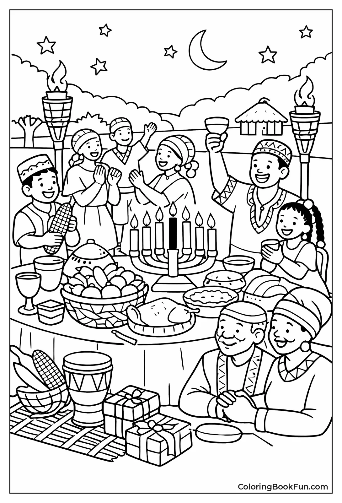 Community Karamu at Dusk