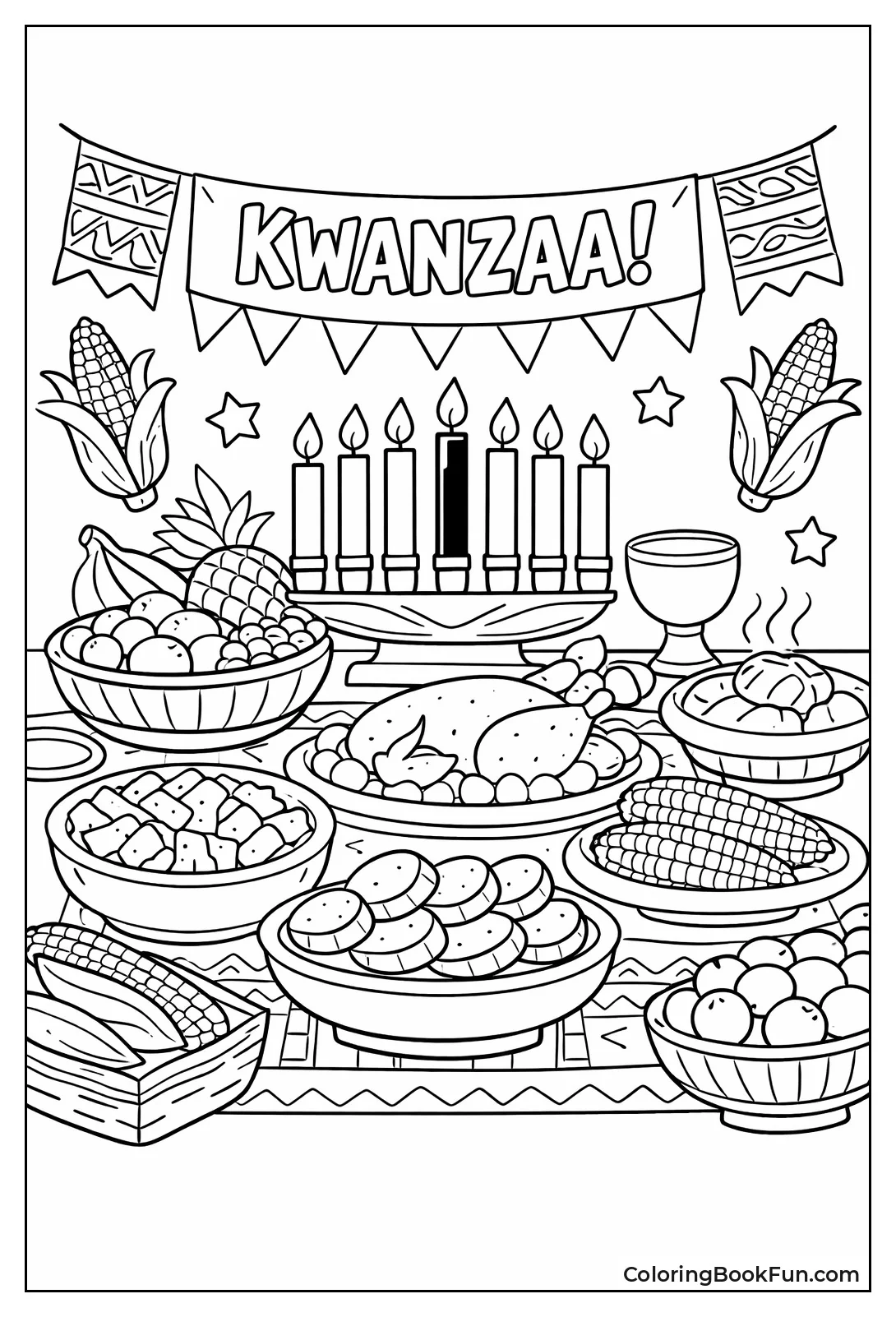 Karamu Table with Yams