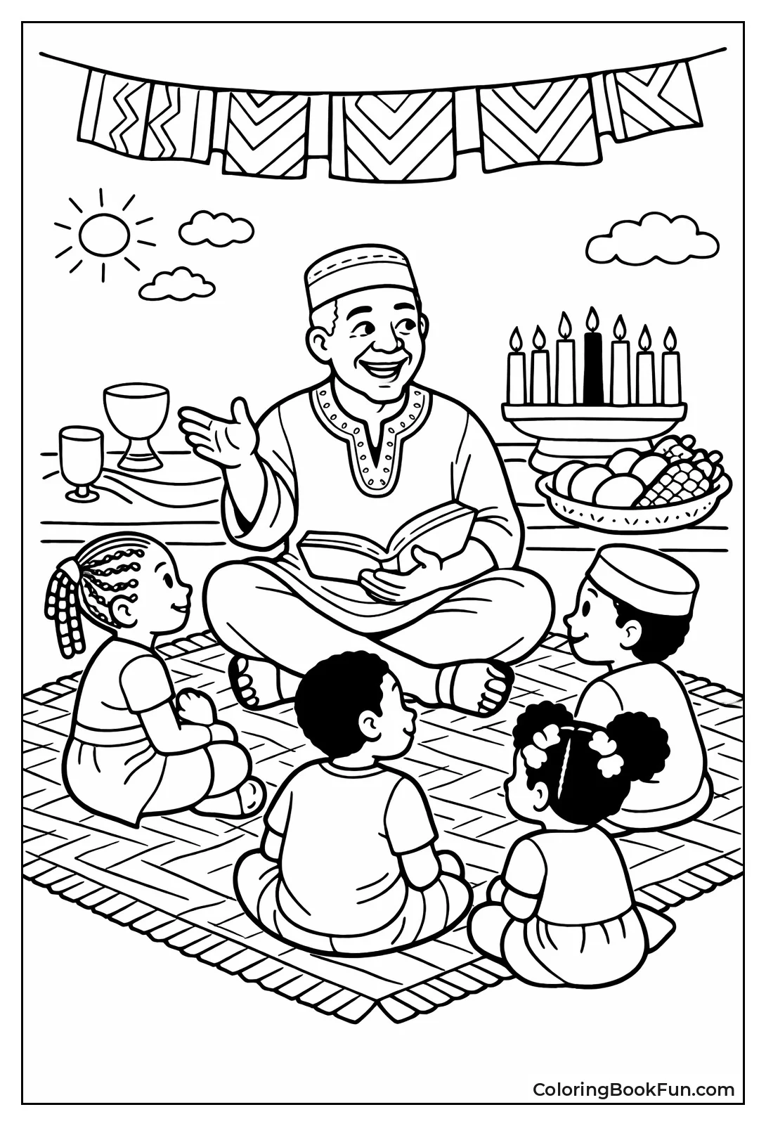 Elder Shares Stories Circle