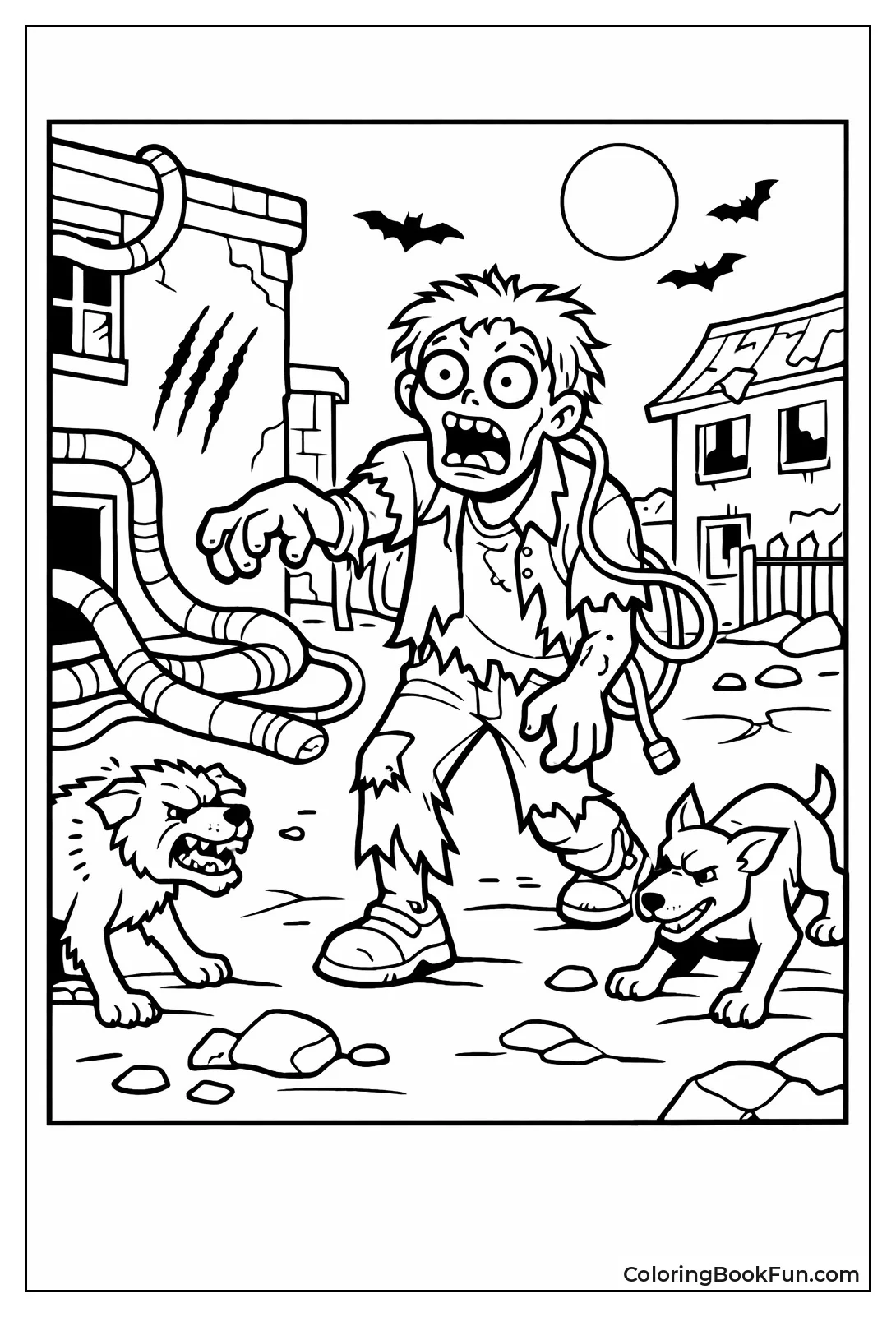 Zombie Escaping Lab Chaos